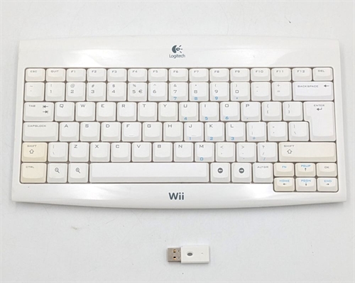 Wii Tastatur - Engelsk Tastatur - Nintendo Wii Tilbehør (B Grade) (Genbrug)